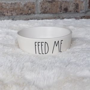 Rae dunn pet feeding bowl